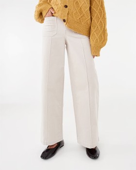Pocket+Front+Wide+Leg+Corduroy+Pants