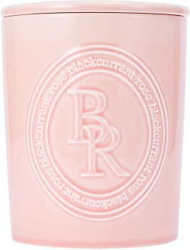 XL+Blackcurrant+Rose+Soy+Wax+Ceramic+Candle