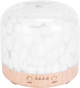 White-Confetti-Glass-Look-Aroma-Diffuser on sale