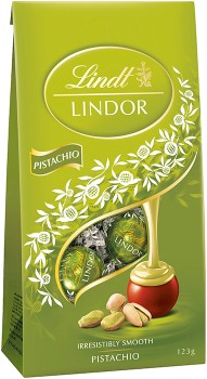 Lindt+LINDOR+Pistachio+Milk+Chocolate+Bag+123g