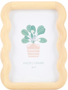 Wave-Photo-Frame-5in-x-7in-Wood on sale