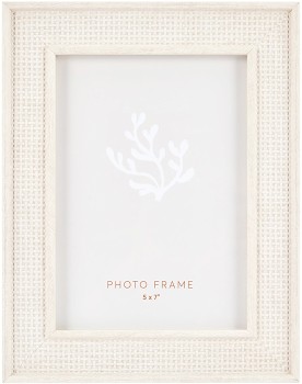 Weave+Frame+7in.+x+5in.+-+White