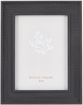 Weave-Photo-Frame-5in-x-7in-Black on sale
