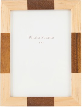 2-Tone-Photo-Frame-5in-x-7in-Wood on sale