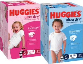 Huggies-Ultra-Dry-Jumbo-Nappies-60-Pack-108-Pack on sale