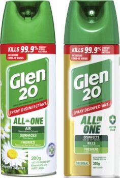 Glen-20-Disinfectant-Spray-300g on sale
