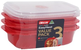 D%26eacute%3Bcor+Microsafe+Easy+Heat+Containers+900mL+3+Pack