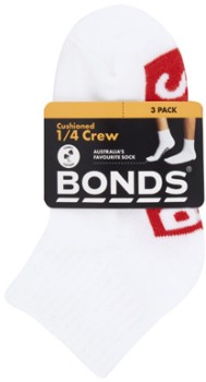 Bonds-Kids-Logo-Crew-Sock-3-Pack on sale