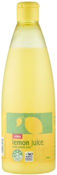 Coles-Lemon-Juice-500mL on sale