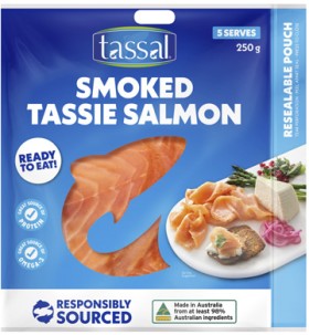 Tassal-Smoked-Salmon-250g on sale