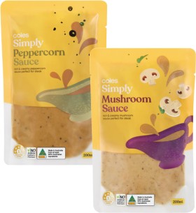 Coles-Simply-Gravy-or-Finishing-Sauce-200mL on sale