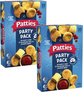 Patties+Party+Pack+30+Pack+1.25kg