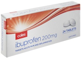 Coles-Ibuprofen-Tablets-24-Pack on sale