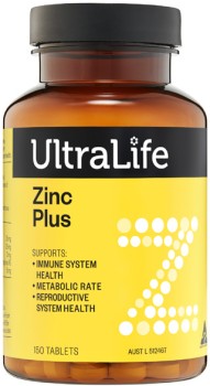 UltraLife+Zinc+Plus+Tablets+150+Pack