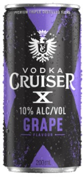 NEW-Vodka-Cruiser-X-Grape-10-Cans-4x200mL on sale