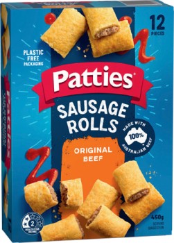 Patties+Classic+Sausage+Rolls+or+Party+Pies+12+Pack