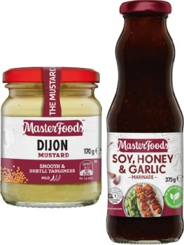 MasterFoods-Marinade-375g-Mustard-170175g-or-Horseradish-Cream-175g-Selected-Varieties on sale