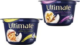 NEW+Danone+Ultimate+Yoghurt+Apple+Pie+or+Passionfruit+Cheesecake+Inspired+Yoghurt+160g