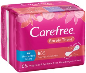 Carefree-Barely-There-Unscented-Liners-42-Pack on sale