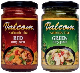 Valcom+Authentic+Thai+Cooking+Paste+210%E2%80%91230g+Selected+Varieties