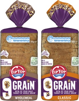 Tip+Top+9+Grain+Bread+700-750g+Selected+Varieties