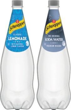Schweppes+Mixers%2C+Soft+Drinks+or+Natural+Mineral+Water+1.1+Litre+Selected+Varieties