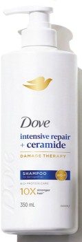 NEW-Dove-Intensive-Repair-Ceramide-Damage-Therapy-Shampoo-350mL on sale