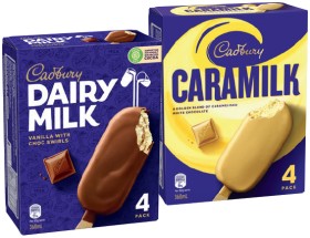 Cadbury+Ice+Cream+Sticks+4+Pack+Selected+Varieties
