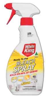 White-King-Bleach-Spray-Lemon-500mL on sale