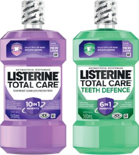 Listerine+Total+Care+Mouthwash+500mL+Selected+Varieties