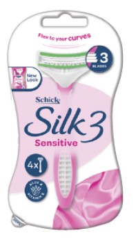 Schick-Silk-3-Sensitive-Disposable-Razors-4-Pack on sale
