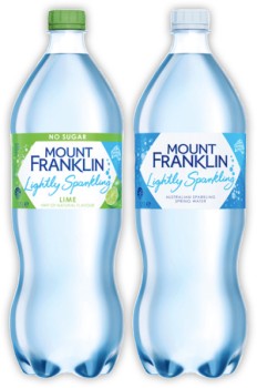 Mount-Franklin-Lightly-Sparkling-Water-125-Litre-Selected-Varieties on sale