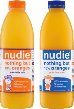Nudie-Orange-Juice-With-Pulp-or-Pulp-Free-1-Litre on sale