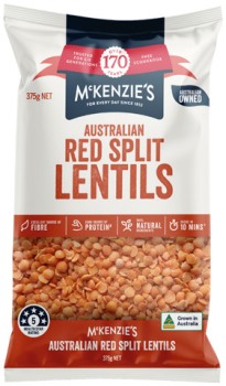 McKenzie%26rsquo%3Bs+Red+Lentils+375g