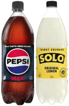 Pepsi+or+Solo+1.25+Litre+Selected+Varieties