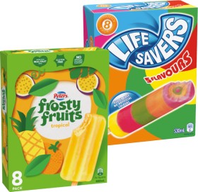 Peters+Frosty+Fruits+6-8+Pack+or+Life+Savers+8+Pack+Selected+Varieties