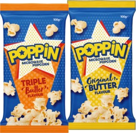 Poppin+Microwave+Popcorn+100g+Selected+Varieties