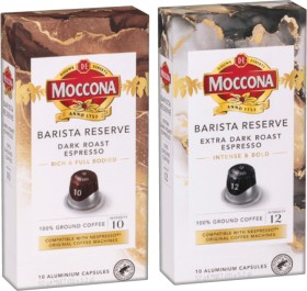 Moccona+Barista+Reserve+Coffee+Capsules+10+Pack+Selected+Varieties