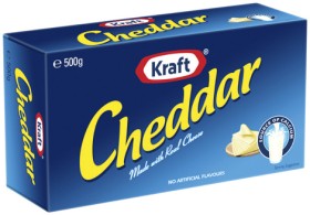 Kraft+Cheddar+Cheese+Block+500g