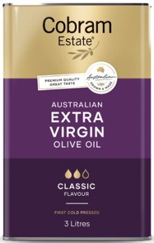 Cobram+Estate+Extra+Virgin+Olive+Oil+3+Litre+Selected+Varieties