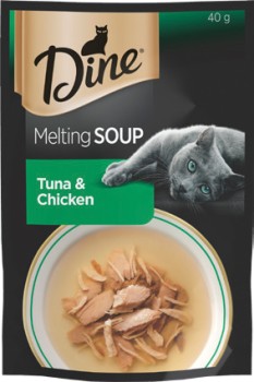 Dine-Melting-Soup-or-Fine-Flakes-Cat-Food-3540g-Selected-Varieties on sale