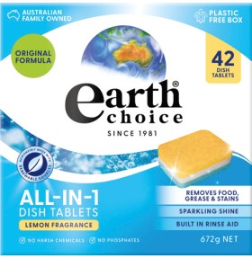 Earth+Choice+All+in+1+Dish+Tablets+42+Pack