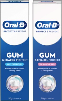 OralB-Gum-Enamel-Protect-Toothpaste-110g-Selected-Varieties on sale