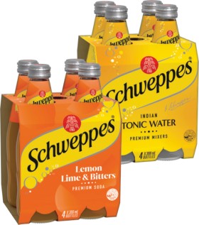 Schweppes+Mixers+4x300mL+Selected+Varieties