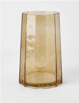 Australian+House+%26amp%3B+Garden+Palmer+Hammered+Glass+Vase+25cm+-+Brown