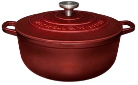 Maxwell+%26amp%3B+Williams+Cast+Iron+Round+Casserole+-+Merlot+28cm%2F6.2L