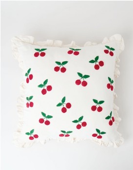 Vue-Cherry-Tufted-Cushion on sale