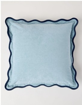 Heritage-Velvet-Scalloped-Cushion on sale