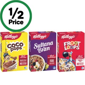 Kelloggs-Coco-Pops-320g-Sultana-Bran-420g-or-Froot-Loops-285g on sale
