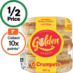 Golden-Crumpet-Rounds-Pk-6 on sale